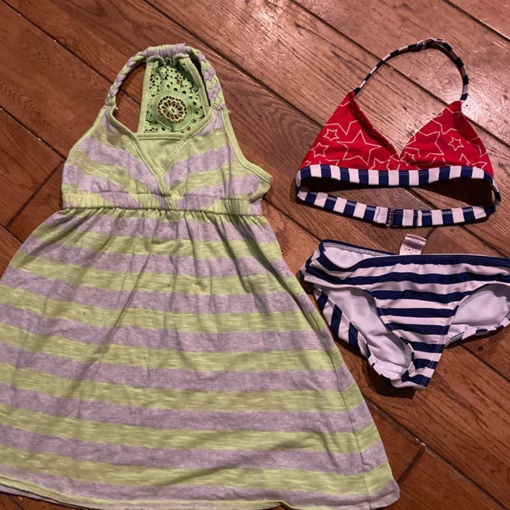 Girls 8 Bikini Old Navy 8 Gymboree Sun Dress 8/10
